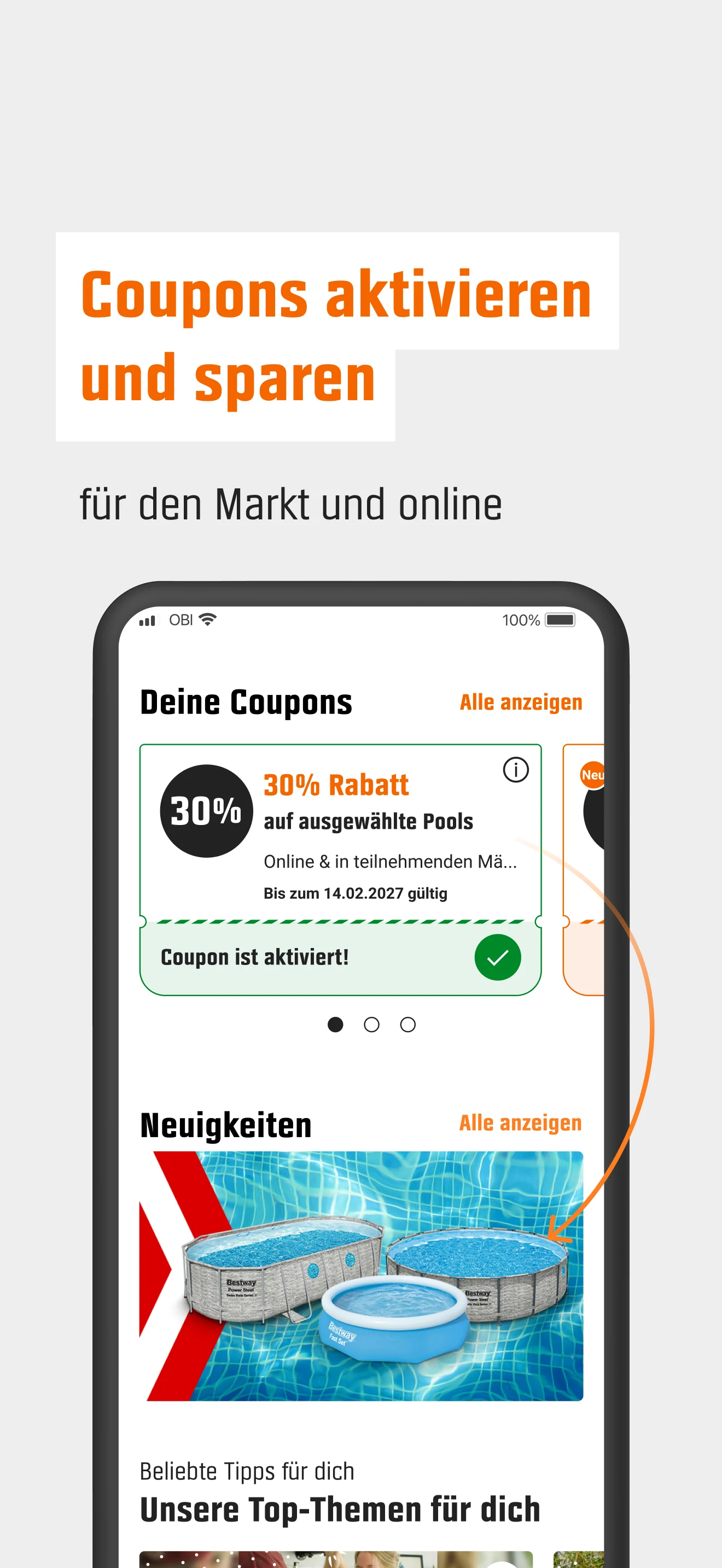 heyOBI: DIY-Projekte mit OBI screenshot